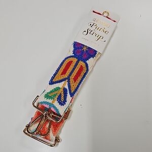 Simply Southern Adjustable Embroidered Purse Strap 29" to 52" NEW